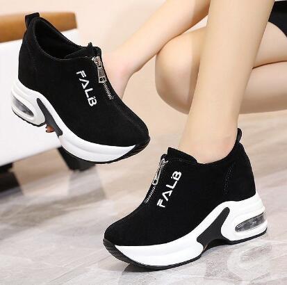 Nowa platforma butów damskich Trampki Czarne 2021 - Zapatillas Mujer - Wianko - 16