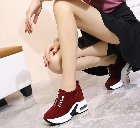 Nowa platforma butów damskich Trampki Czarne 2021 - Zapatillas Mujer - Wianko - 24