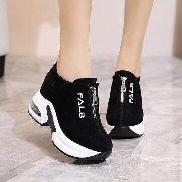 Nowa platforma butów damskich Trampki Czarne 2021 - Zapatillas Mujer - Wianko - 18
