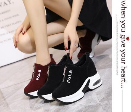Nowa platforma butów damskich Trampki Czarne 2021 - Zapatillas Mujer - Wianko - 14