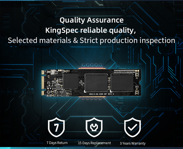 KingSpec M2 SSD 512GB 1TB 256GB 128GB - wewnętrzny dysk twardy SSD SATA do laptopa - Wianko - 5
