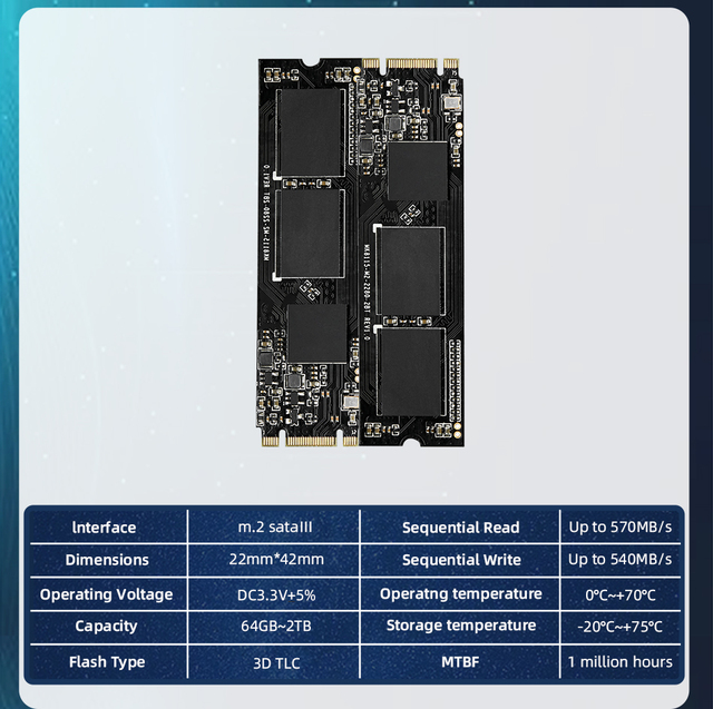 KingSpec M2 SSD 512GB 1TB 256GB 128GB - wewnętrzny dysk twardy SSD SATA do laptopa - Wianko - 6