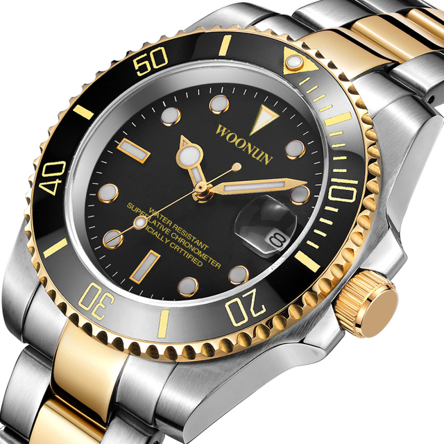 Męskie zegarki mechaniczne z luksusowym niebieskim pokrętłem i stalowym paskiem - Wianko - 6