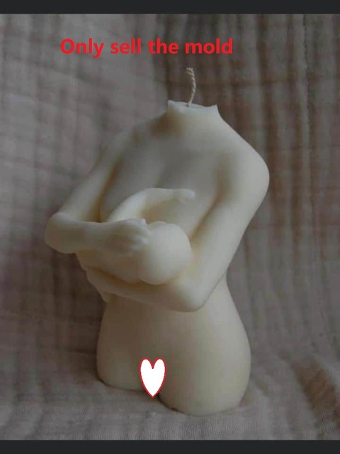 Forma na świece z 3D figurką nagoj dziewczyny o kobiecych kształtach - Wianko - 7
