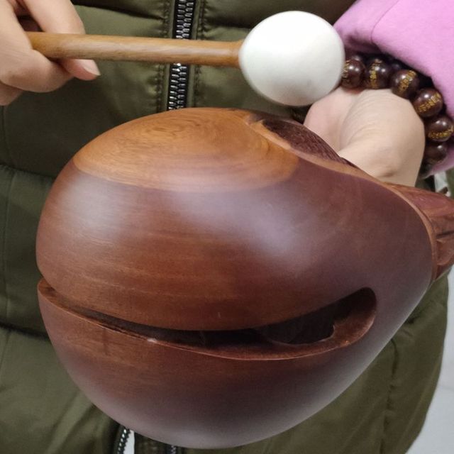 Drewniane sandały Shaolin z czerwonego drewna - Dharma Instrument - Wianko - 3