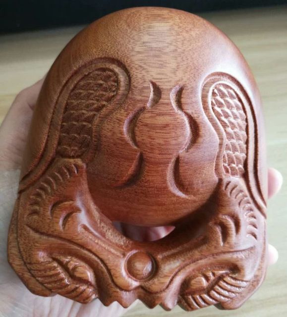 Drewniane sandały Shaolin z czerwonego drewna - Dharma Instrument - Wianko - 5