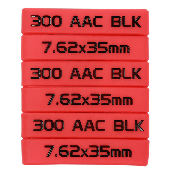 Opakowanie gumek recepturek Magazine Marking Band dla amunicji 5.56, 300 AAC BLK, 223 REM, 7.62x35mm 300 Blackout Subsonic - Wianko - 10