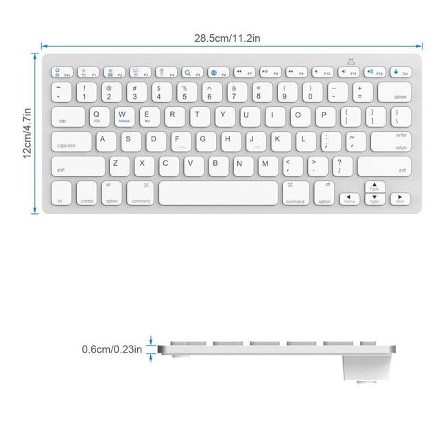 Uniwersalna, bezprzewodowa klawiatura Bluetooth dla graczy z podświetleniem r57 (j. hiszpański, j. niemiecki, j. rosyjski, j. francuski, j. koreański, j. arabski) - Wianko - 4
