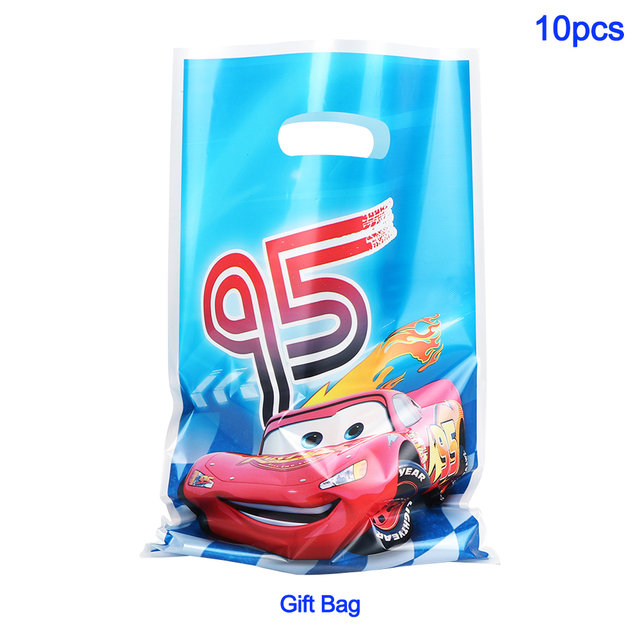 Czapka urodzinowa Disney McQueen Cars dla chłopca - dekoracje, puchar, płyta, obrus (83/60szt) - Wianko - 3