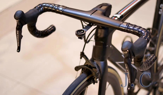 Kierownica rowerowa T800 z włókna węglowego zintegrowana z uchwytem na kierownicę i ultralekkimi prętami rowerowymi B02 - Wianko - 6