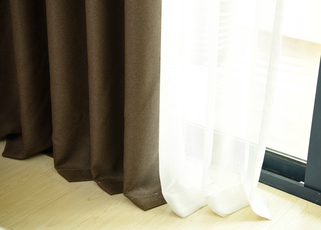 Zaciemniająca zasłona do salonu i sypialni – izolacja termiczna, jednokolorowa, wysoko cieniowana - Wianko - 24