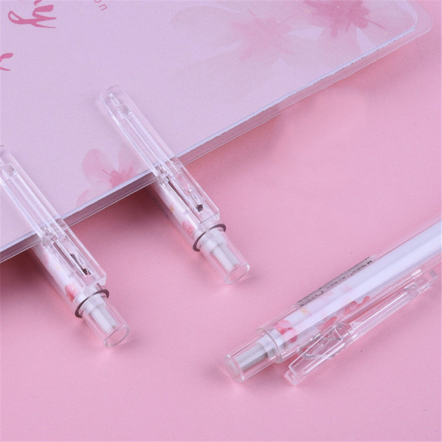 Ołówek mechaniczny Sakura Kawaii - 1 szt. różowe wiśniowe kwiaty, 0.5mm - Wianko - 10