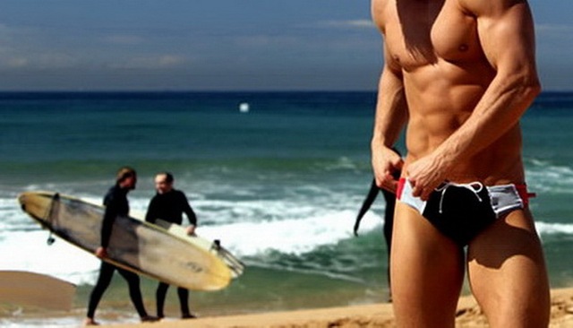 Spodenki kąpielowe męskie elastyczne z bandażem, szybkoschnące, do surfingu, na plażę - krótkie spodenki kąpielowe - Wianko - 10