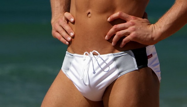 Spodenki kąpielowe męskie elastyczne z bandażem, szybkoschnące, do surfingu, na plażę - krótkie spodenki kąpielowe - Wianko - 7