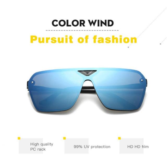 Nowe kolorowe okulary rowerowe UV400 przeciwsłoneczne spolaryzowane stylowe damsko-męskie akcesoria optyczne - Wianko - 5