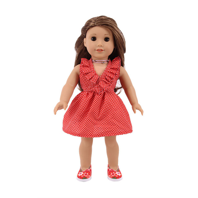 Lalka brezentowe buty z kwiatowym wzorem dla 18 calowych amerykańskich i 43 cm noworodkowych lalek - zabawka dla dziewczynek DIY - Wianko - 58