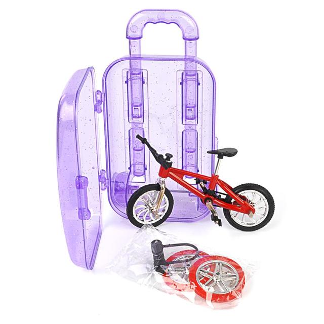 Zestaw Finger BMX Bike dla chłopców - minirower górski z pokrowcem na wózek - modele do zabawy i prezent - Wianko - 9