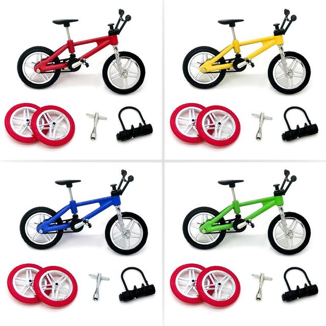 Zestaw Finger BMX Bike dla chłopców - minirower górski z pokrowcem na wózek - modele do zabawy i prezent - Wianko - 6