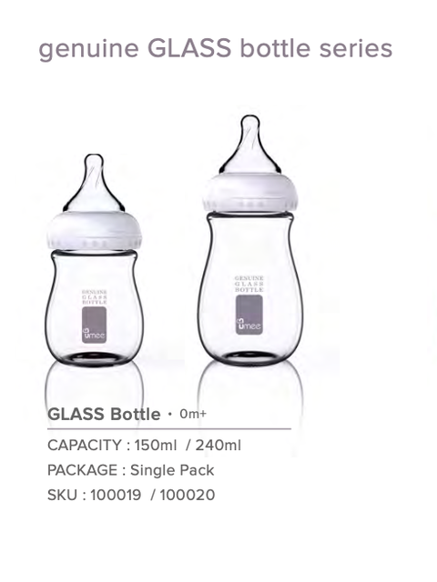 Umee 150ml szklana butelka do karmienia dziecka z matką dotykową kaszą, ochroną przed kolką - Wianko - 12