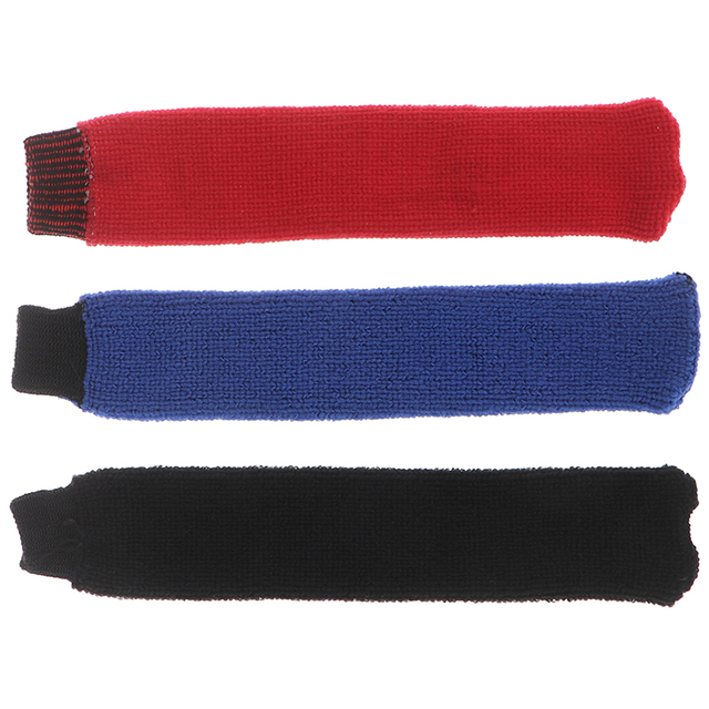 Elastyczny antypoślizgowy ręcznik paletki do badmintona z czarnym pokrowcem uchwytu - 1 sztuka - Wianko - 1