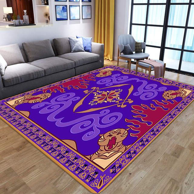 Kreatywny dywan 3D smok dla domu salonu i sypialni - miękka flanelowa mata antypoślizgowa - Wianko - 14