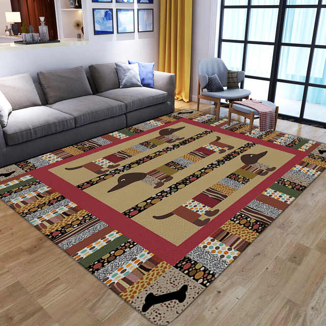 Kreatywny dywan 3D smok dla domu salonu i sypialni - miękka flanelowa mata antypoślizgowa - Wianko - 16