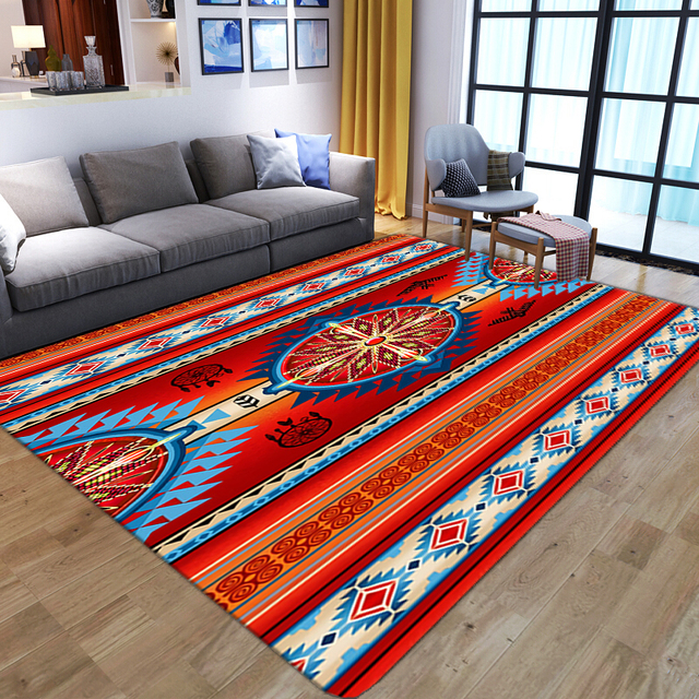 Kreatywny dywan 3D smok dla domu salonu i sypialni - miękka flanelowa mata antypoślizgowa - Wianko - 15