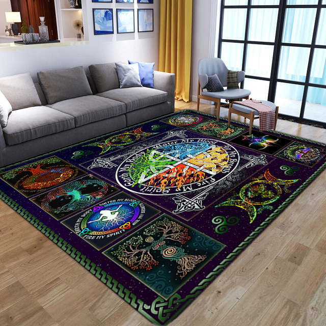 Kreatywny dywan 3D smok dla domu salonu i sypialni - miękka flanelowa mata antypoślizgowa - Wianko - 21