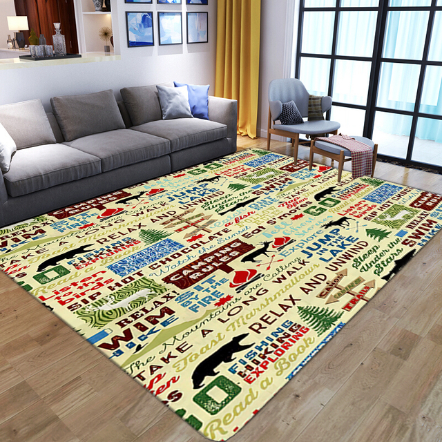 Kreatywny dywan 3D smok dla domu salonu i sypialni - miękka flanelowa mata antypoślizgowa - Wianko - 9