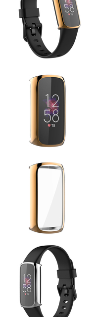 Ochraniacz ekranu i pokrywa akcesoria TPU do Fitbit Luxe Smartwatch - Wianko - 6