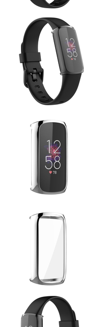 Ochraniacz ekranu i pokrywa akcesoria TPU do Fitbit Luxe Smartwatch - Wianko - 7
