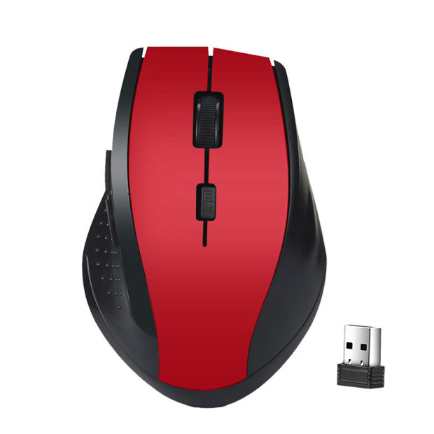 Bezprzewodowa mysz do gier 2.4GHz z odbiornikiem USB - przenośna mysz biurowa do komputera PC i laptopa - Wianko - 11