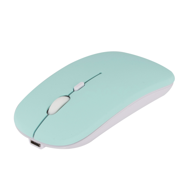 Ultra-cienka mysz bezprzewodowa USB 4.0 i Bluetooth do gier - kompatybilna z iPadem, Maciem, PC, MacBookiem i laptopem - Wianko - 4