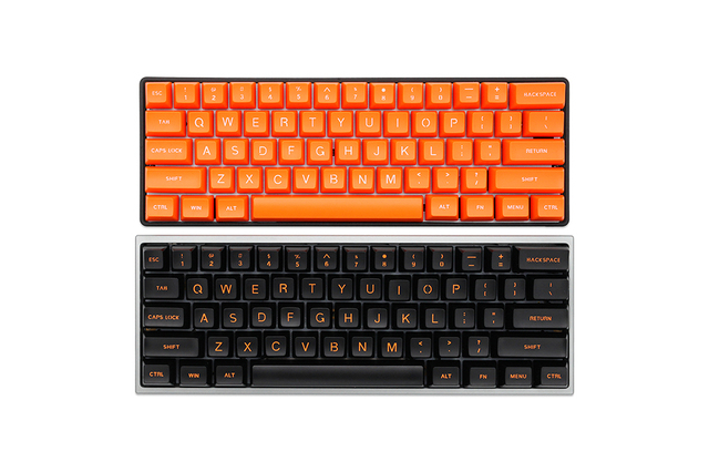 SA profil ABS podwójne klawisze do klawiatury mx 87 TKL 104 ANSI – zdobienie w kolorach: czarnym, białym, pomarańczowym, fioletowym, zielonym, niebieskim, żółtym i czerwonym - Wianko - 28