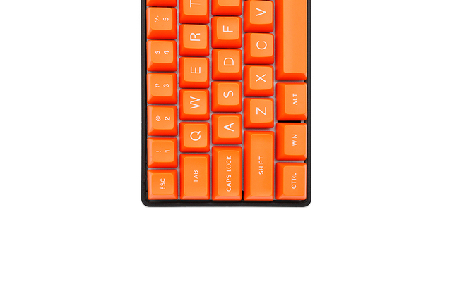 SA profil ABS podwójne klawisze do klawiatury mx 87 TKL 104 ANSI – zdobienie w kolorach: czarnym, białym, pomarańczowym, fioletowym, zielonym, niebieskim, żółtym i czerwonym - Wianko - 26