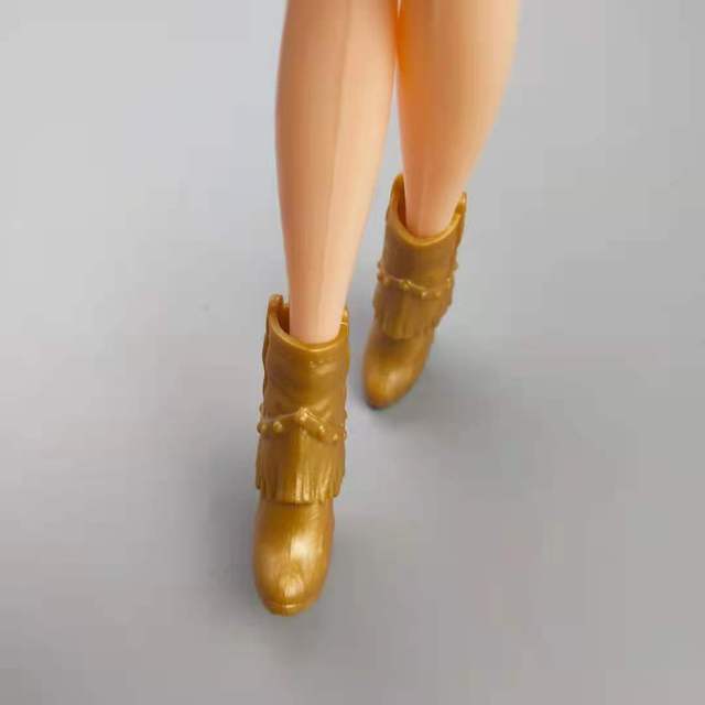 Białe botki na wysokim obcasie dla lalek Barbie 11.5 - akcesoria dla lalek bawełniane - Wianko - 45