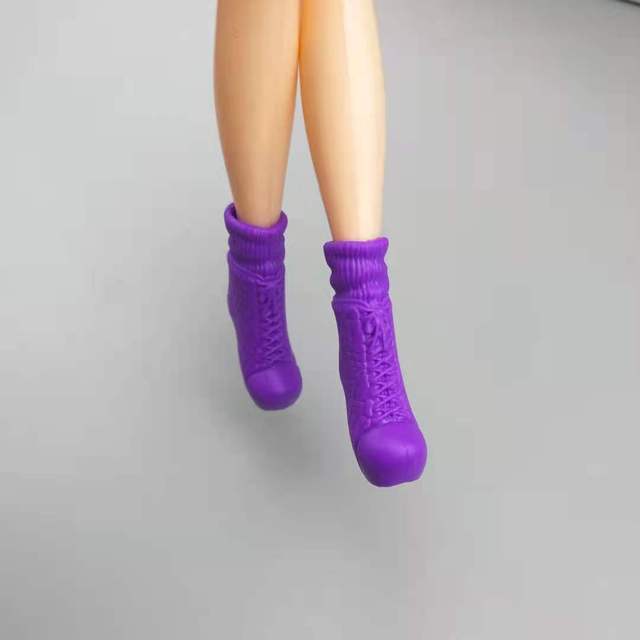 Białe botki na wysokim obcasie dla lalek Barbie 11.5 - akcesoria dla lalek bawełniane - Wianko - 50