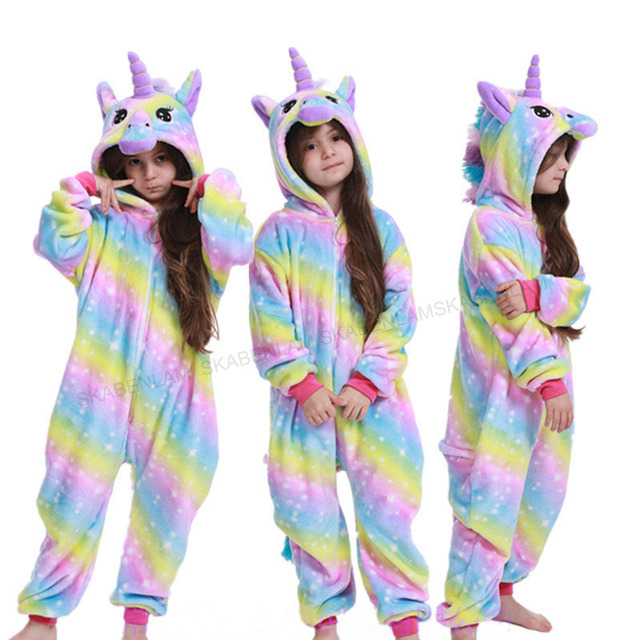 Jednorożec piżama dzieci Onesie Licorne Kigurumi zima Panda Stitch pająk Pijama chłopiec dziewczyna dziecko bielizna nocna Meisje Cosplay zestawy piżamy - Jednorożec piżama dzieci Onesie Licorne Kigurumi zimowy, panda, stitch, pająk. Pijama dla chłopców i dziewczynek, bielizna nocna Meisje Cosplay - Wianko - 5