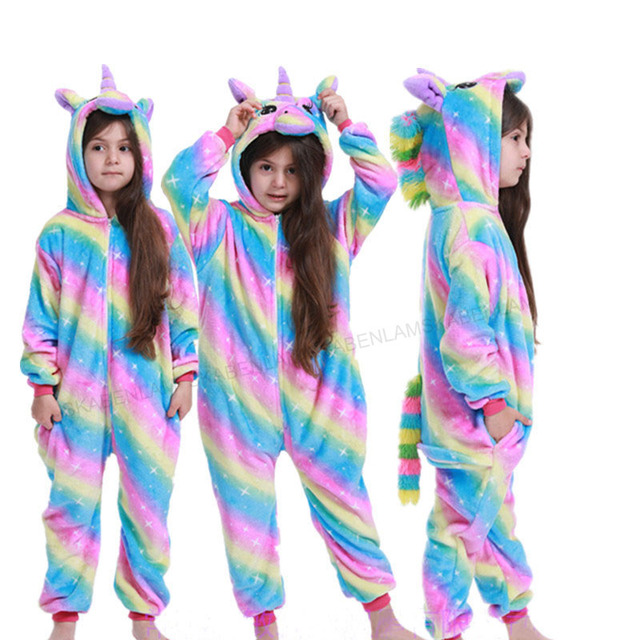 Jednorożec piżama dzieci Onesie Licorne Kigurumi zima Panda Stitch pająk Pijama chłopiec dziewczyna dziecko bielizna nocna Meisje Cosplay zestawy piżamy - Jednorożec piżama dzieci Onesie Licorne Kigurumi zimowy, panda, stitch, pająk. Pijama dla chłopców i dziewczynek, bielizna nocna Meisje Cosplay - Wianko - 7