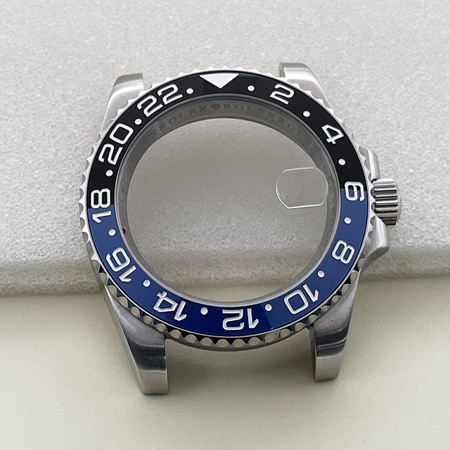 Topowa ceramiczna ramka szkiełka zegarka 38mm * 30.6mm dla 40mm tarczy Submariner GMT - etui z elastycznym pierścieniem, zielono-czarne, pasujące do zegarka Seiko - Wianko - 20