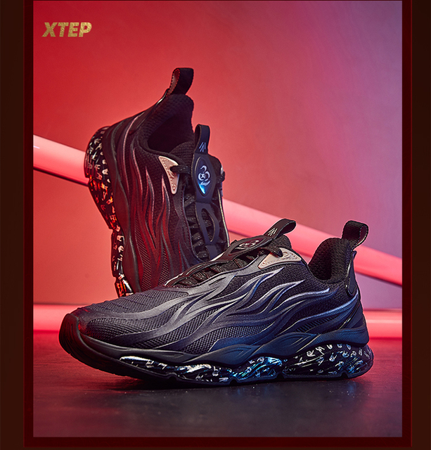Xtep damskie buty do biegania Fire Shoe 22 jesień autentyczne 981418110528 - Wianko - 36