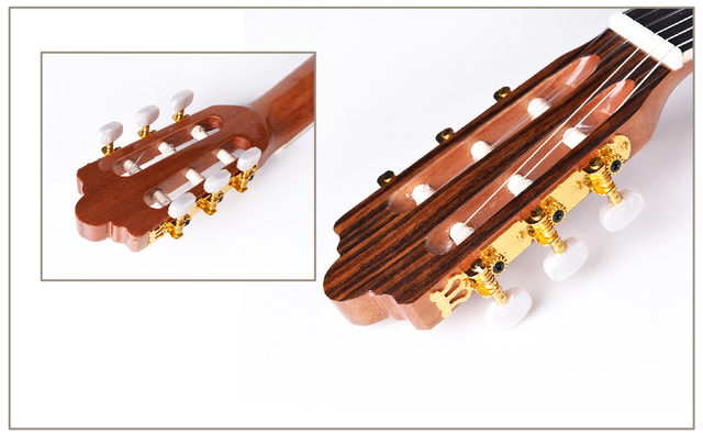 Gitara klasyczna Smiger CG-220 Cutaway, 39 Cal, nylonowa żyłka, rozmiar 4/4 - Wianko - 1