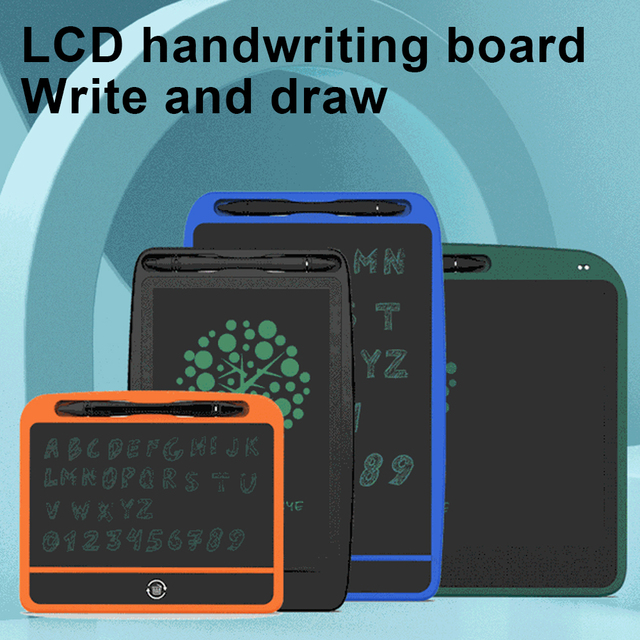 Tablet graficzny przenośny 10 Cali z kolorowym ekranem LCD i piórem ręcznie do nauki dzieci - Wianko - 5