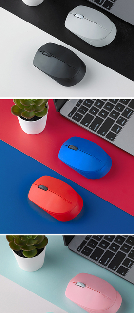 Bezprzewodowa mysz Rapoo 2.4G Bluetooth - mini i kompaktowa, idealna do PC, tabletów i laptopów - Wianko - 9