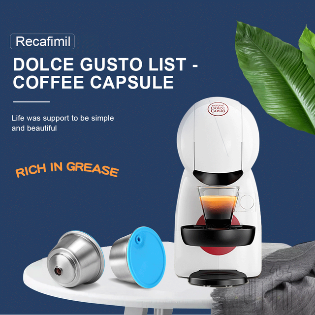 Kapsuła do kawy wielokrotnego użytku Dolce Gusto Refill Pod z filtrem ze stali nierdzewnej - Wianko - 1