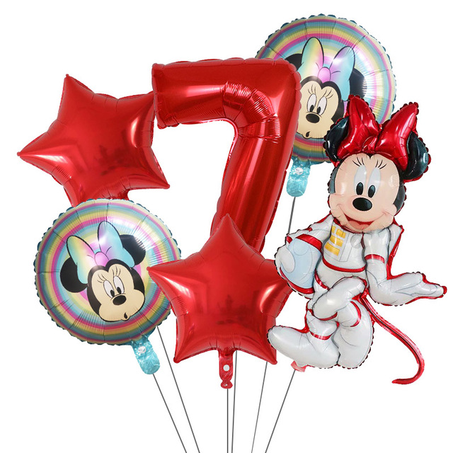 Zestaw Classic Mickey Minnie Mouse - balony cyfry na urodziny i Baby Shower - Wianko - 8