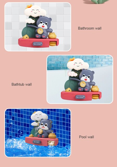 Zabawka do kąpieli - rurociąg woda Spray słoń ryba gumowa kaczka dla dzieci - Wianko - 18