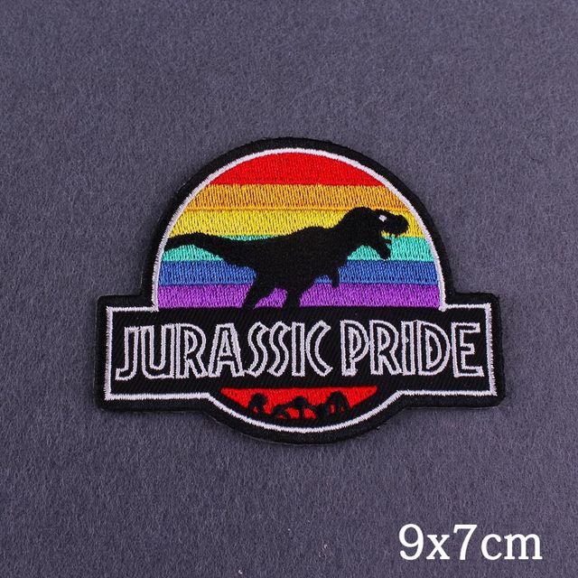 Naszywki haftowane Jurassic Park - paski dinozaurów na ubrania - Wianko - 21