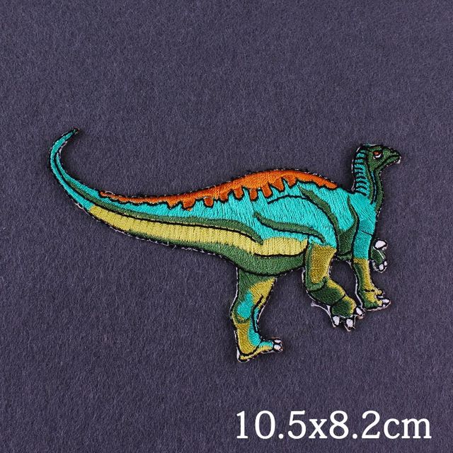 Naszywki haftowane Jurassic Park - paski dinozaurów na ubrania - Wianko - 6