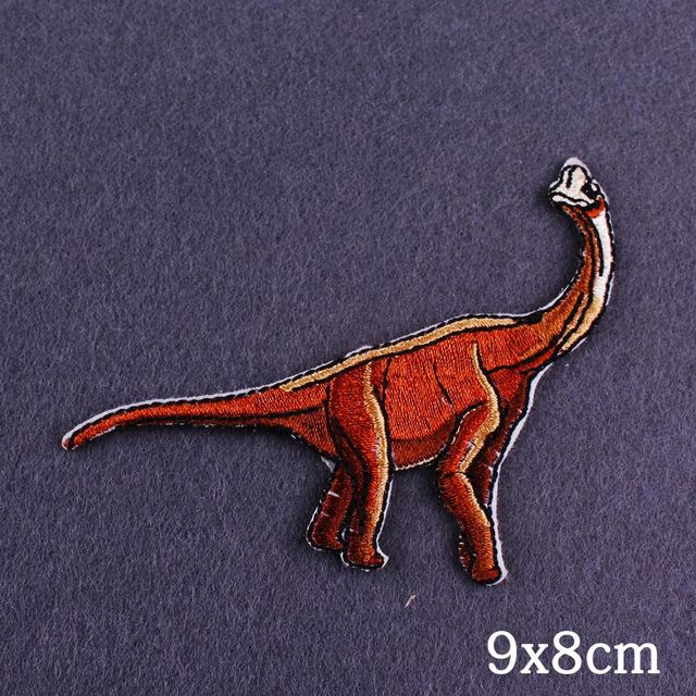 Naszywki haftowane Jurassic Park - paski dinozaurów na ubrania - Wianko - 11